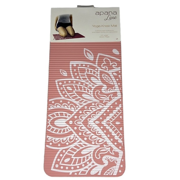 Apana Other Nwt Apana Luxe Yoga Knee Mat Workout Stretching Pink